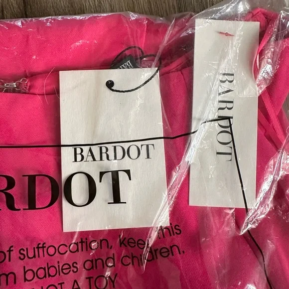 Bardot Pink One-Shoulder Midi Dress - Picture 10 of 12